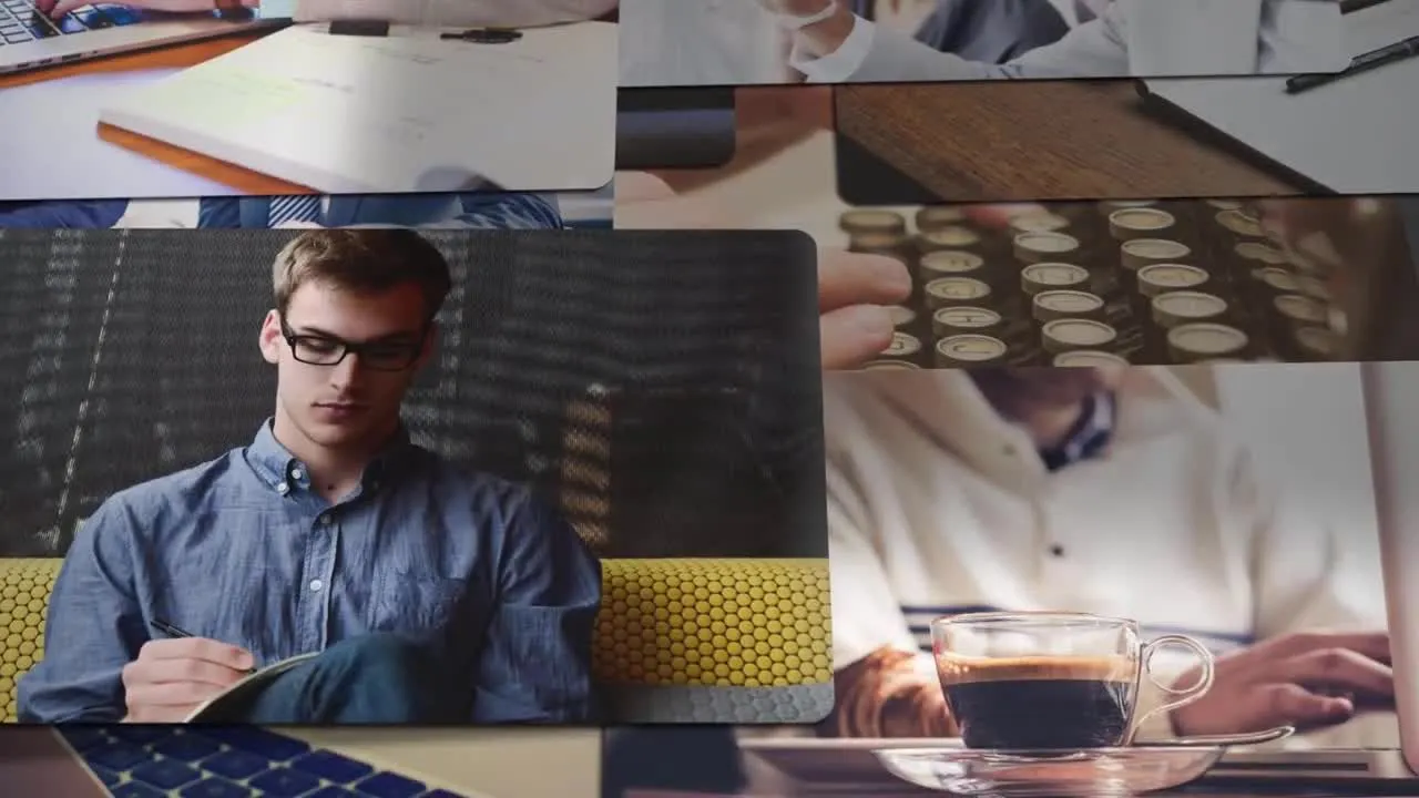 企业视频徽标展示像素设计精选AE模板