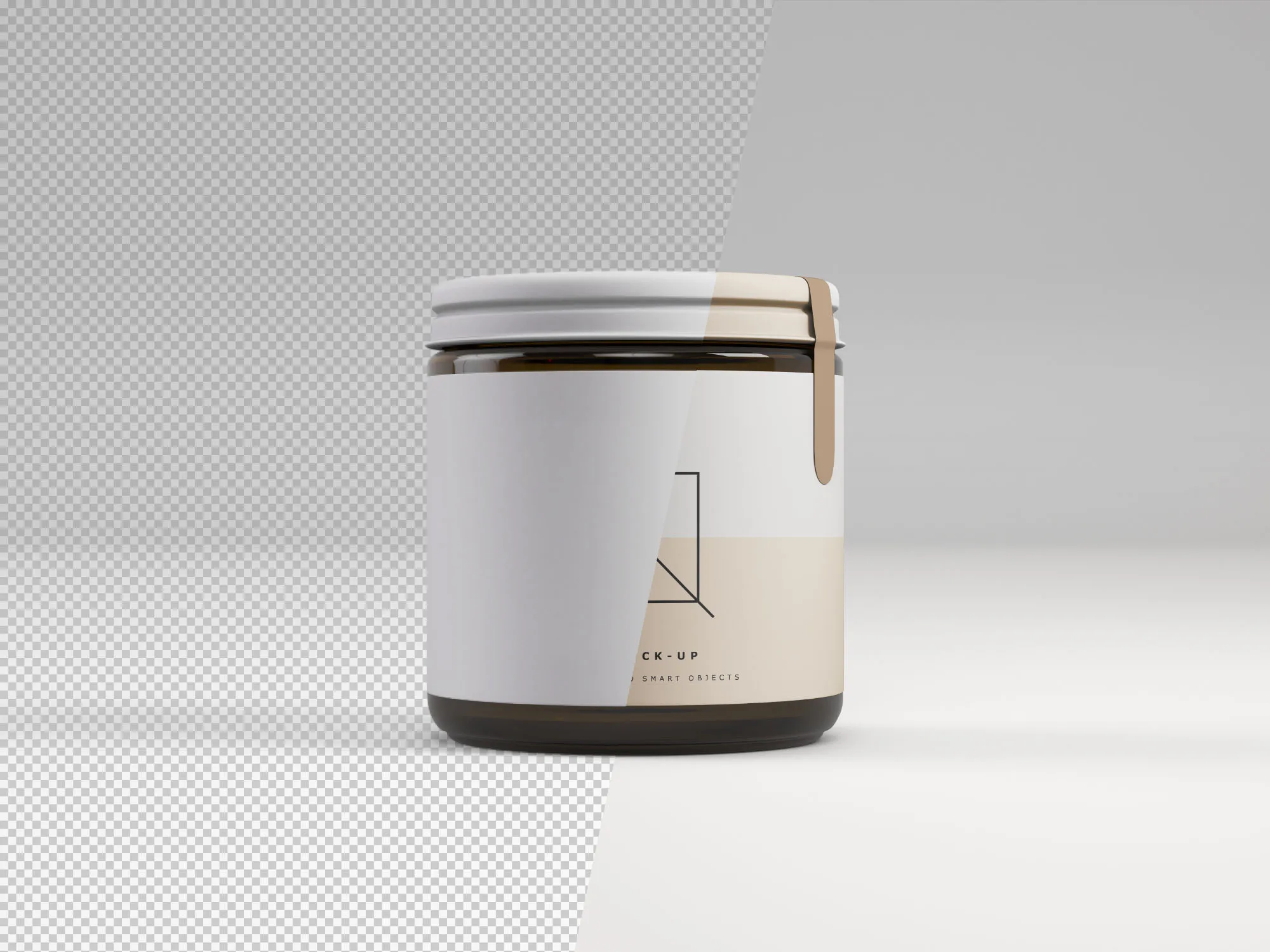 高品质的高端逼真正视图的瓶子罐子样机展示模型mockups插图(3)