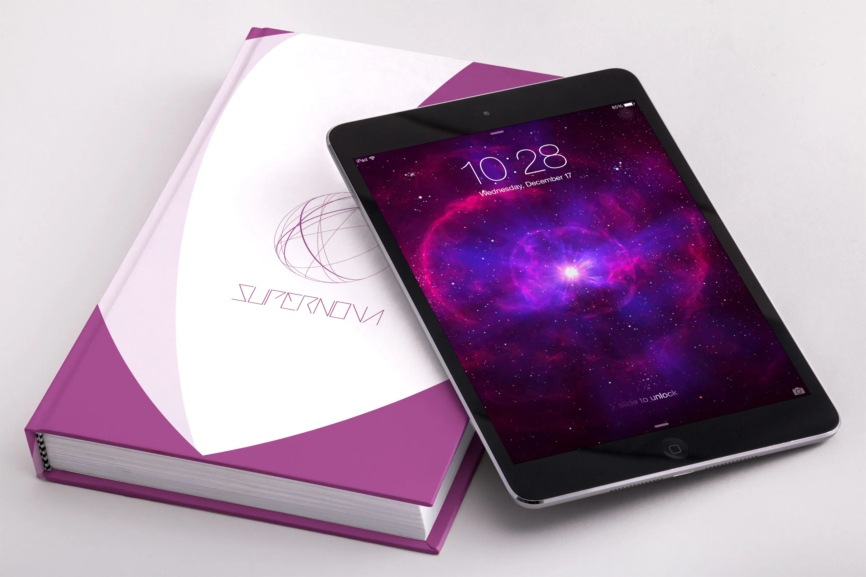 精装图书封面设计PSD样机模板02 Hardcover Trade Book PSD Mockup 02