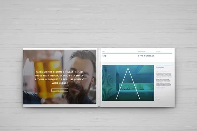 A4横向规格产品目录样机 A4 Landscape Magazine – Catalog Mockups插图(6)