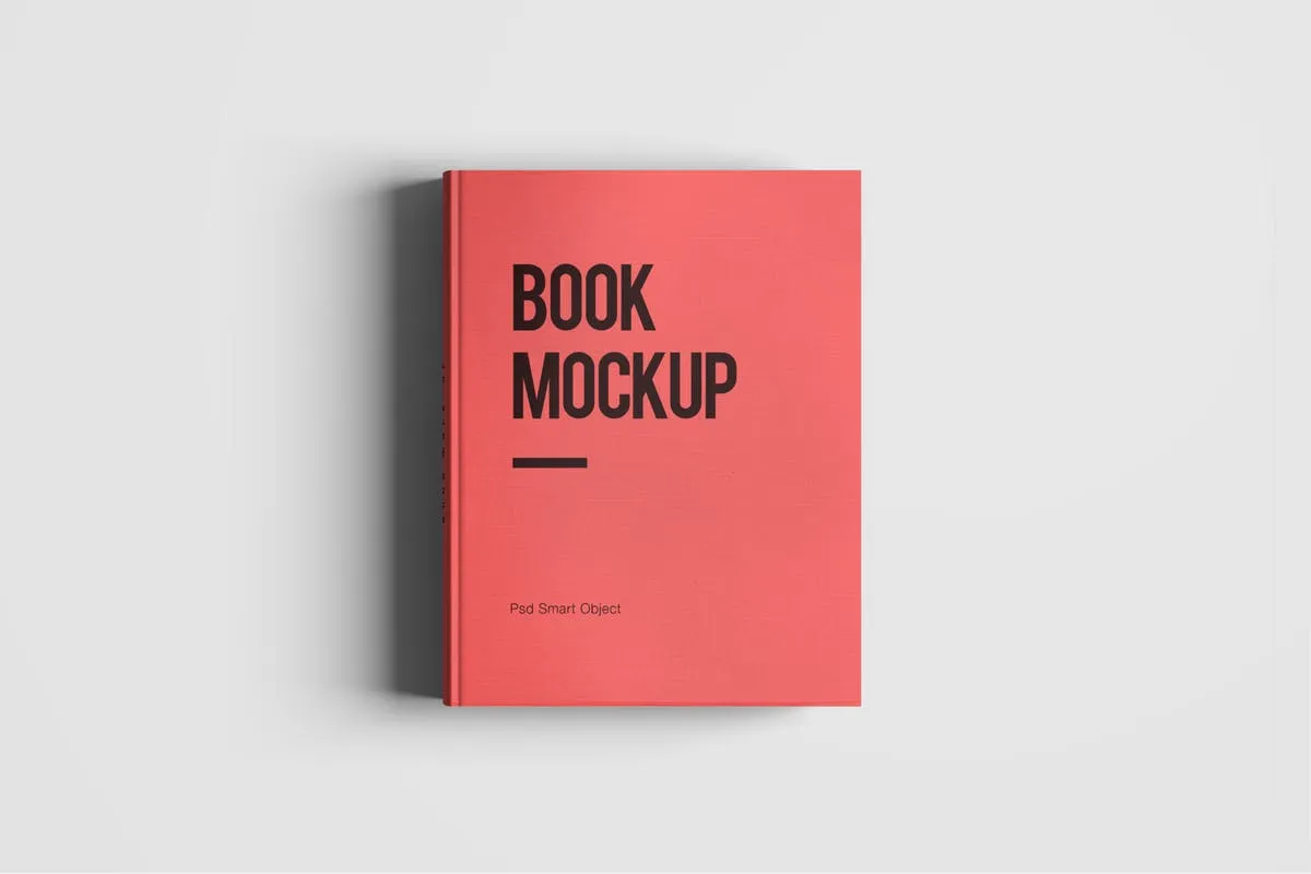 精装硬封面书样机模板 Hard Cover Book Mockup
