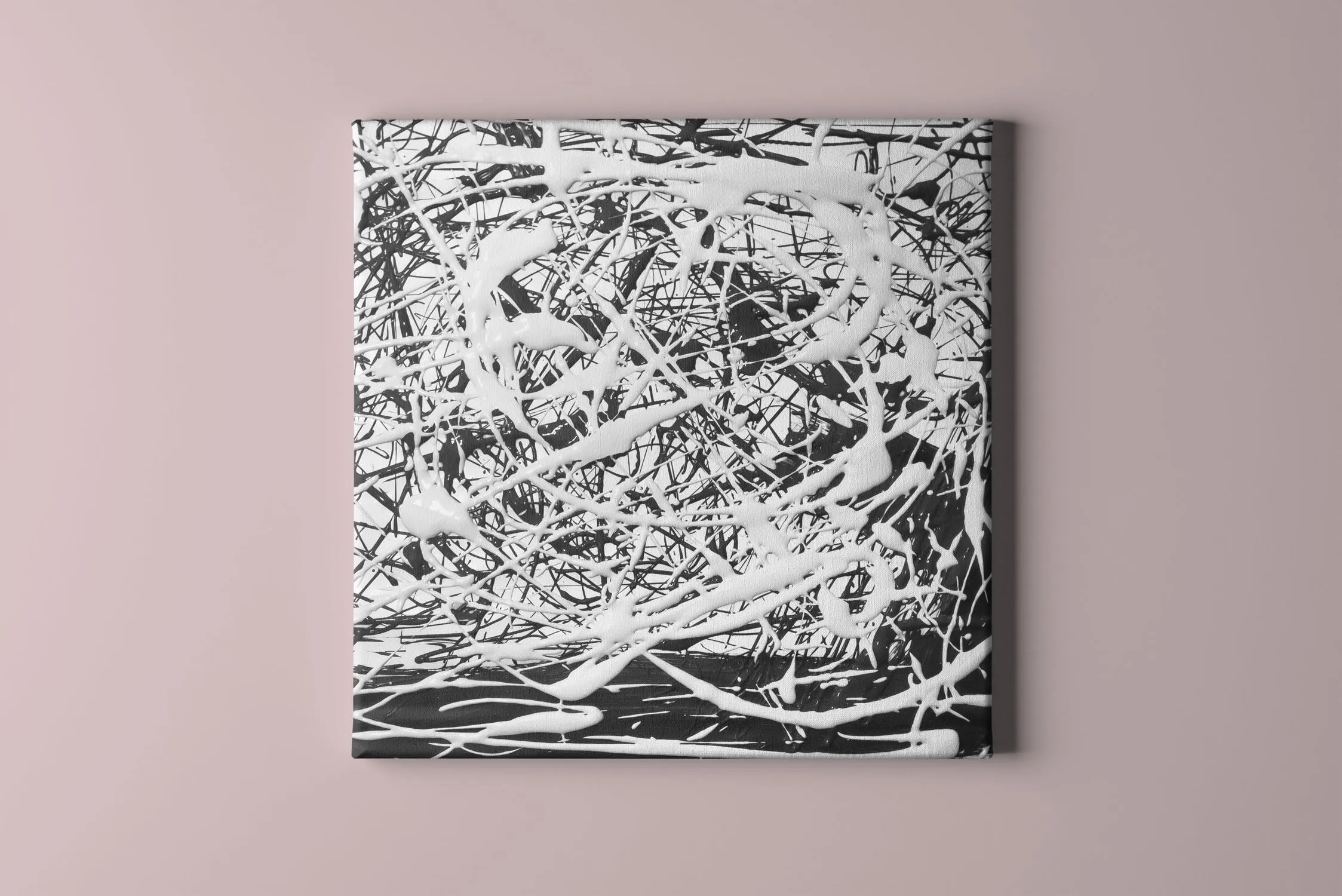 艺术创作展览画布样机v3 Canvas Mock-up 3插图(1)