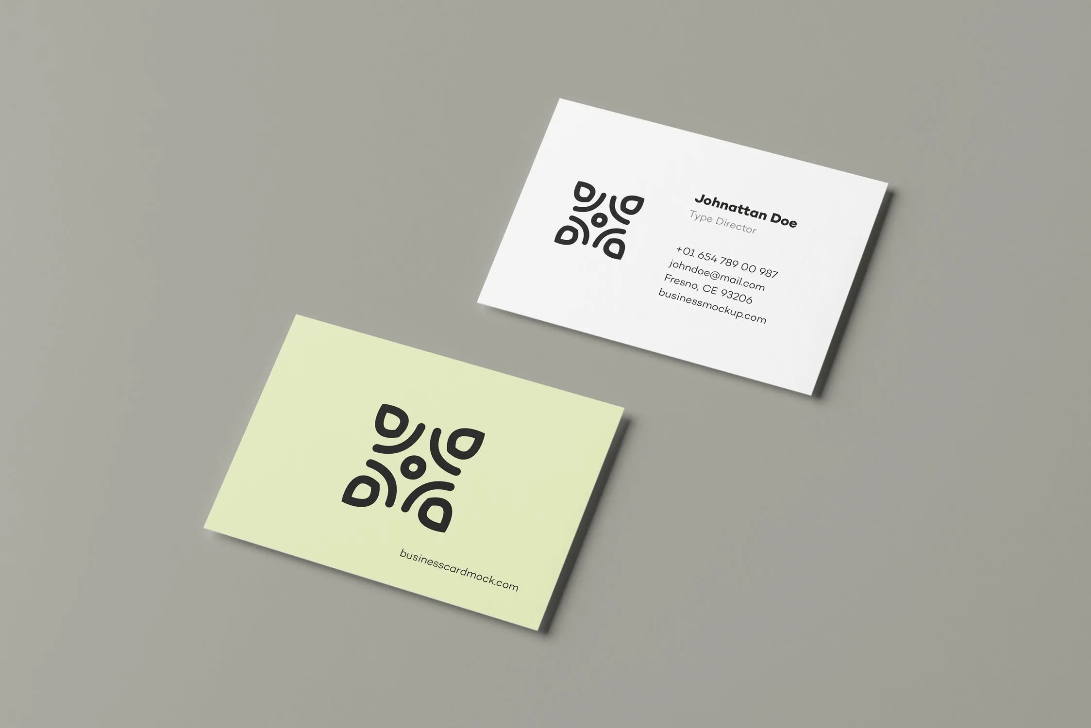 高端企业名片设计效果展示素材库精选 Business Card Mock-up 80×55插图(6)