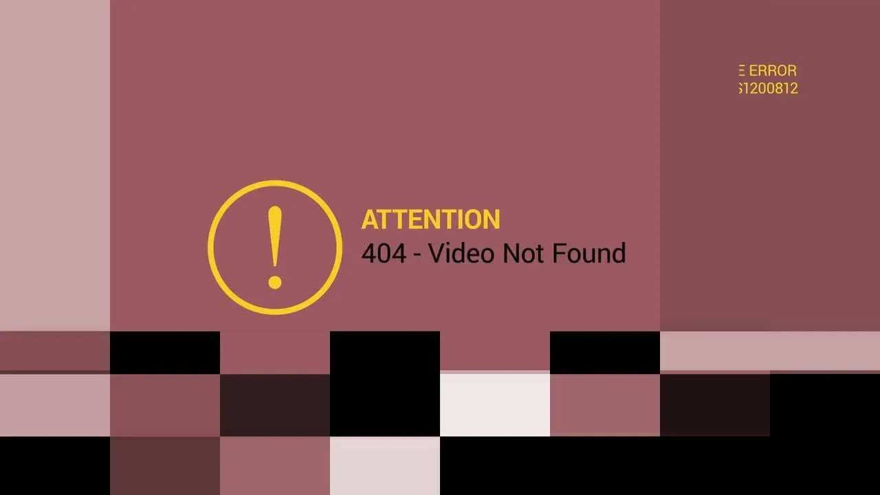 视频剪辑动态故障失真特效像素设计精选AE模板