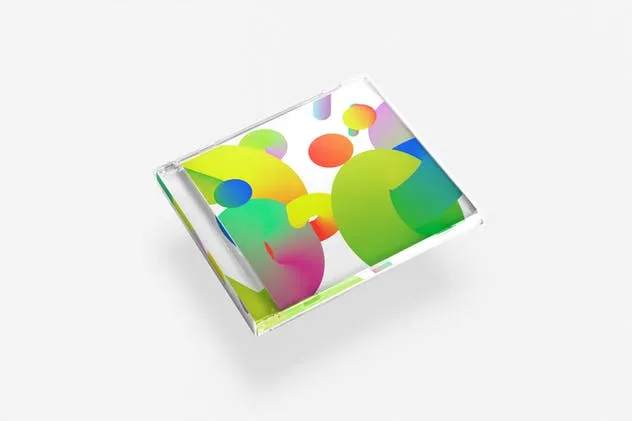 复古设计风格CD专辑封面样机 Vintage Album Covers Mockups插图(3)