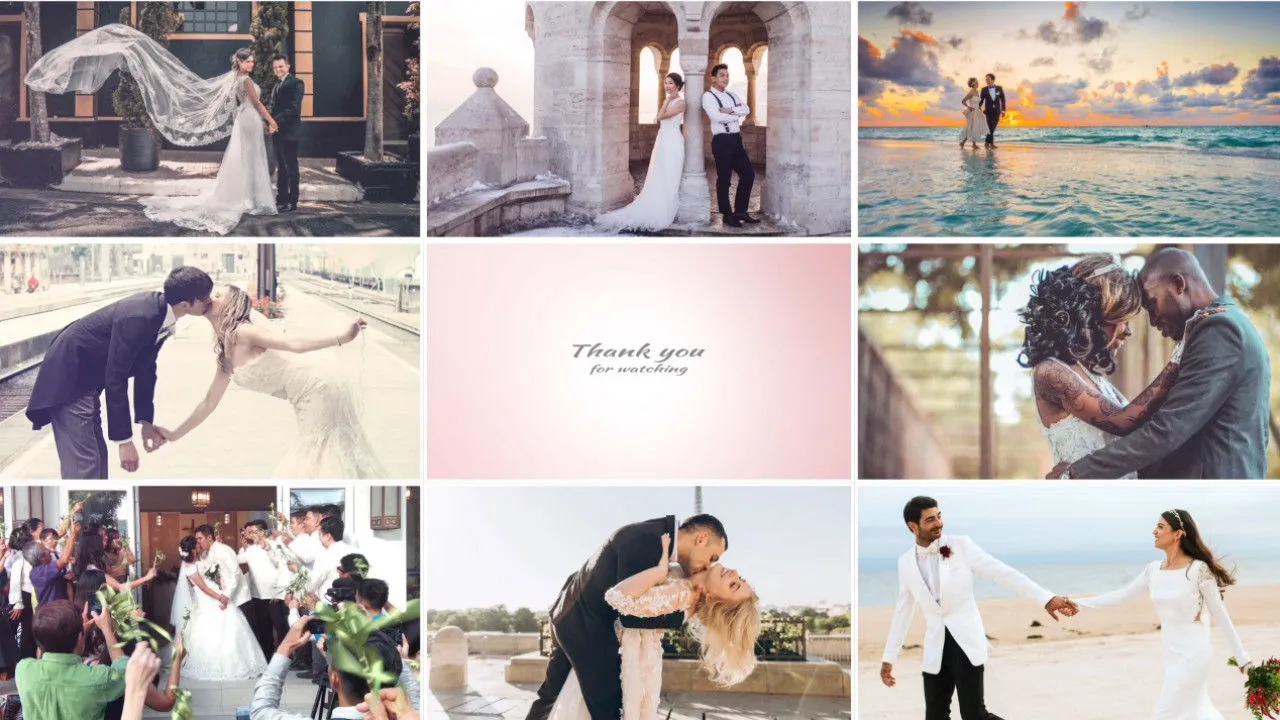 照片集幻灯片展示像素设计精选AE模板