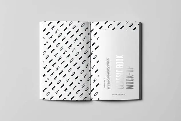 经典书籍样机模板 Classic Book Mock-up插图(7)