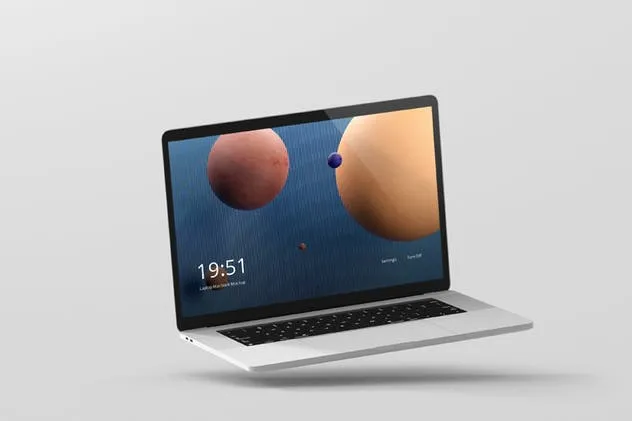 高分辨率笔记本电脑样机 Laptop Screen Mockup插图(1)