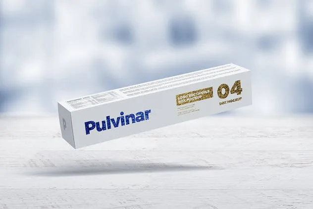 长方形食品/药物包装盒子样机 Box / Packaging MockUp – Long Rectangle插图(7)