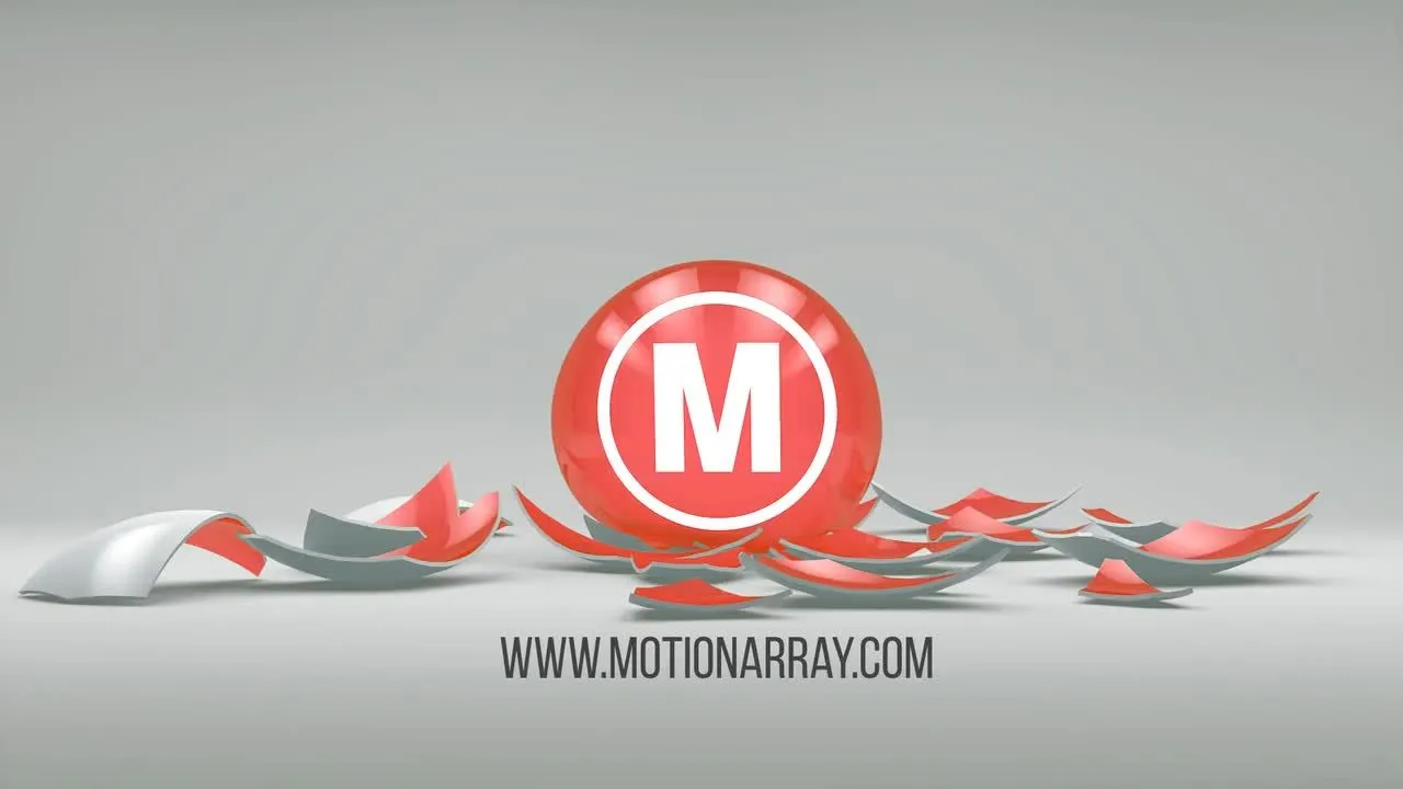 简单企业徽标显示像素设计精选AE模板