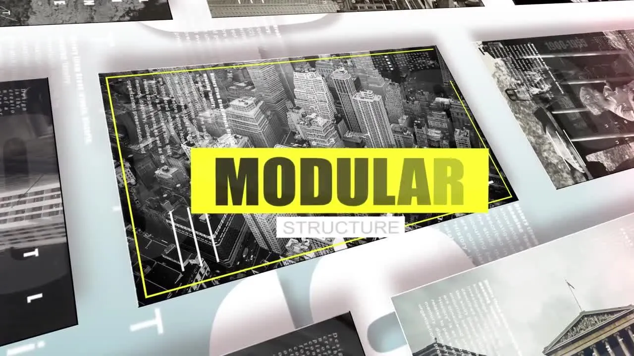 4K纪录片时间轴展示媒体像素设计精选AE模板