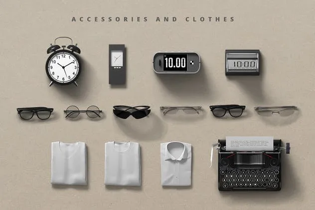 4K高分辨率-100+高质量俯视图办公室场景样机元素 Mockupper: Top View 4K Mock-ups插图(11)