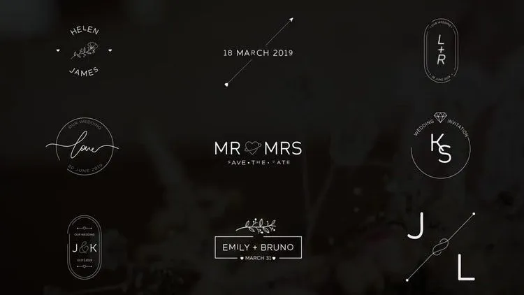 9个全屏标题动画AEP原版工程