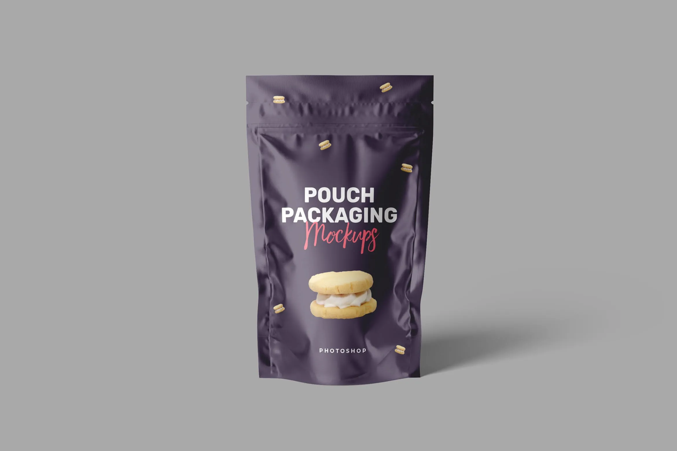 食品自封袋包装设计样机模板 Pouch Packaging Mockups
