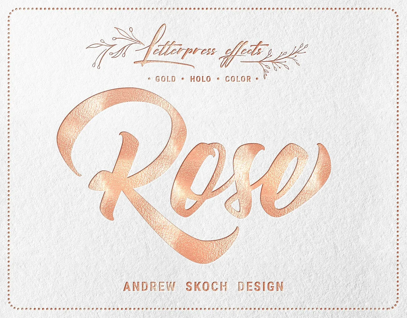 凸版印刷设计风格文本&Logo设计预览样机PSD模板 Letterpress – Text & Logo PSD Mockups插图(2)