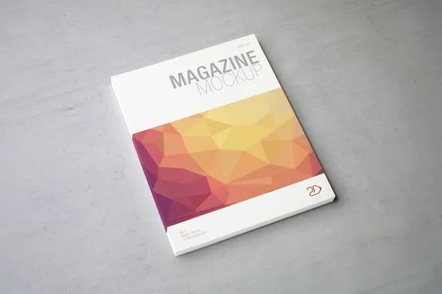 信纸规格精装图书样机 Magazine Mockup / Letter Size插图(7)