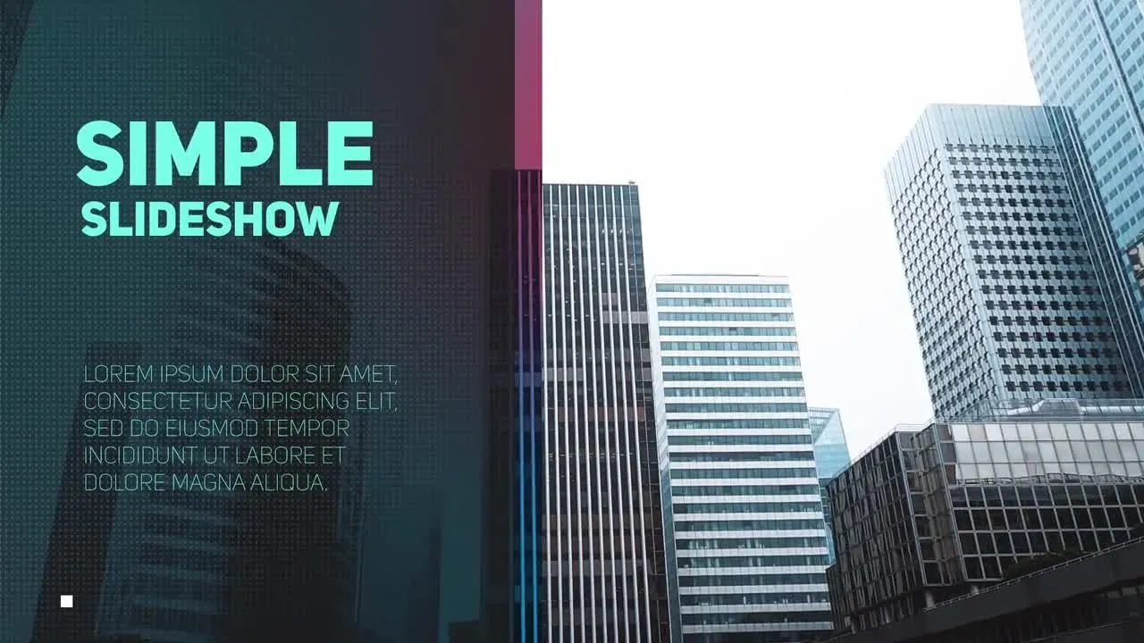 简单的企业宣传促销像素设计精选AE模板