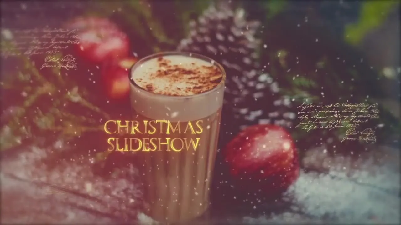 圣诞节幻灯片像素设计精选AE模板