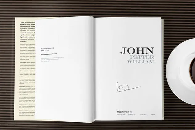 7款精装图书封面及版式设计样机 7 Book Mockups插图(7)