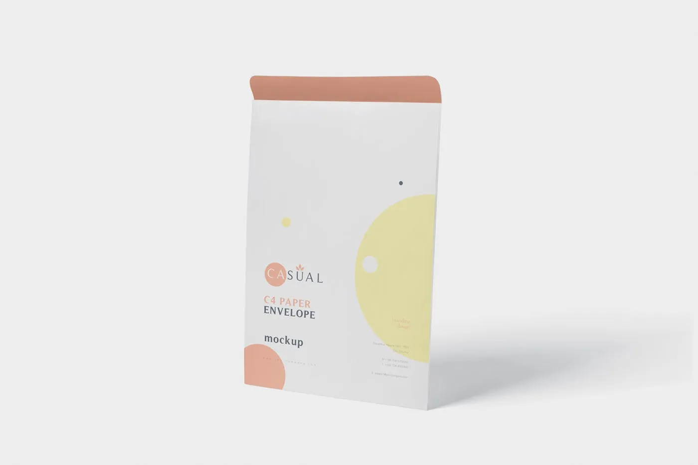 C4尺寸规格企业高端信封设计图素材库精选 Envelope C4 Mock-Up Set插图(5)