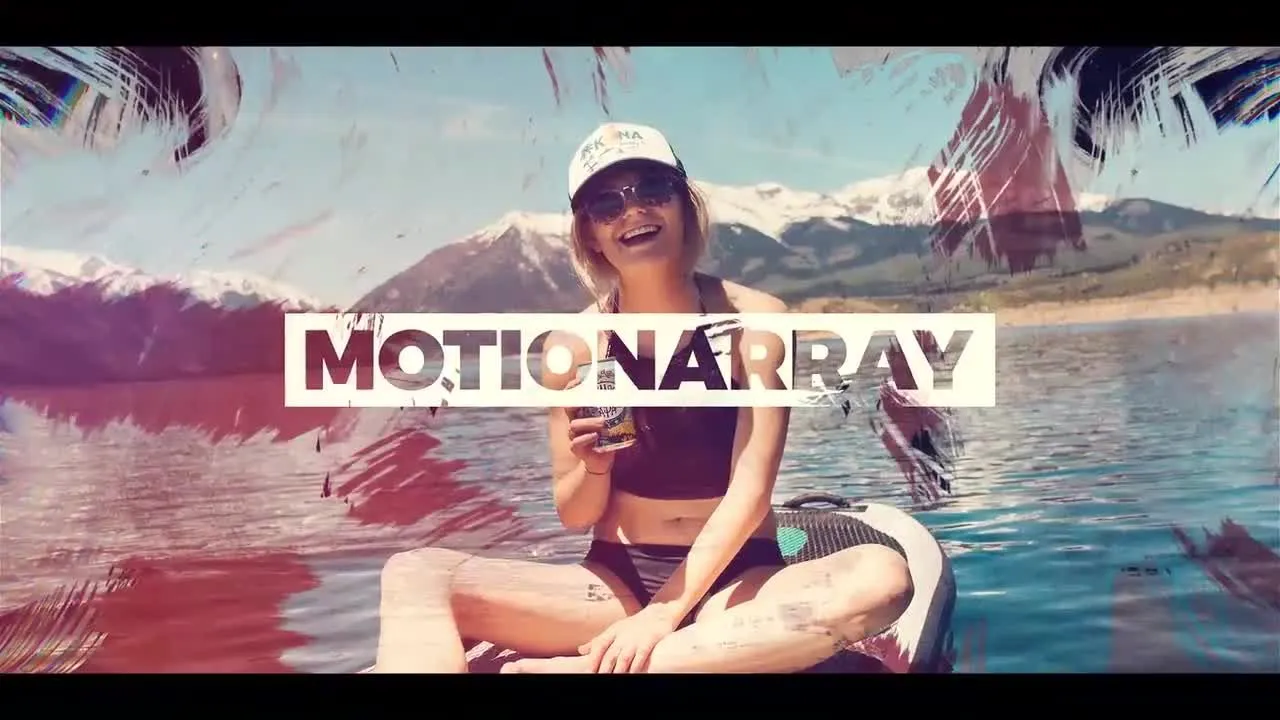 炫酷的钢琴拍手徽标显示像素设计精选AE模板