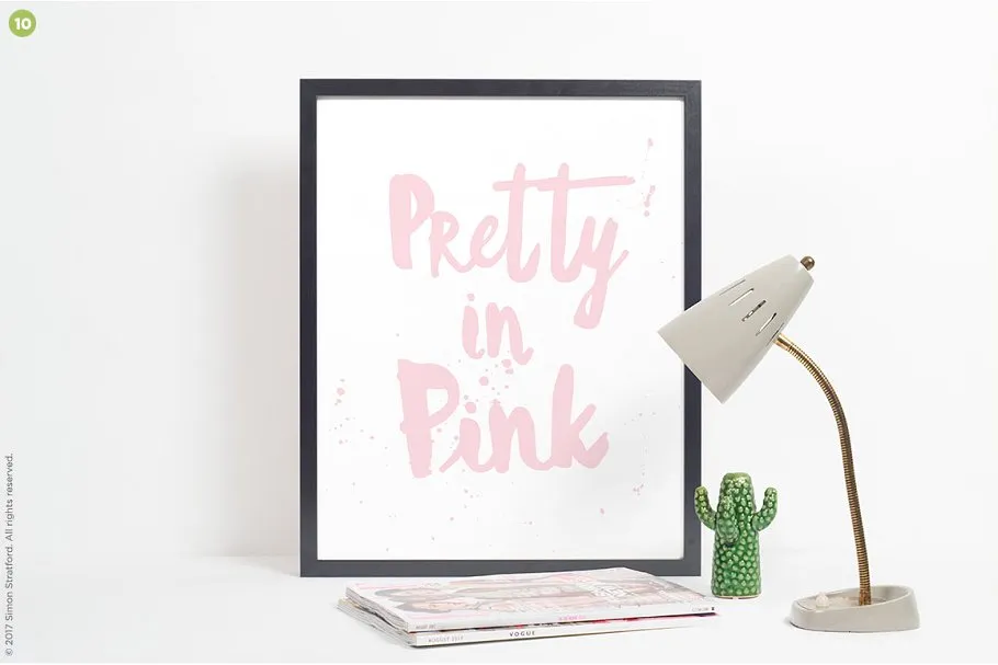 10款不同相框照片展示样机模板合集 10 picture frame mockups photoshop插图(4)