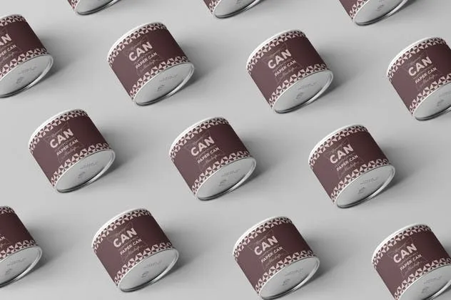食品罐头外观设计样机 Paper Can Mock-up插图(6)