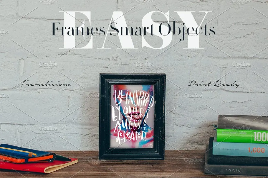 古董画框相框样机合集 Framelicious! 45 Frame Mockups插图(2)