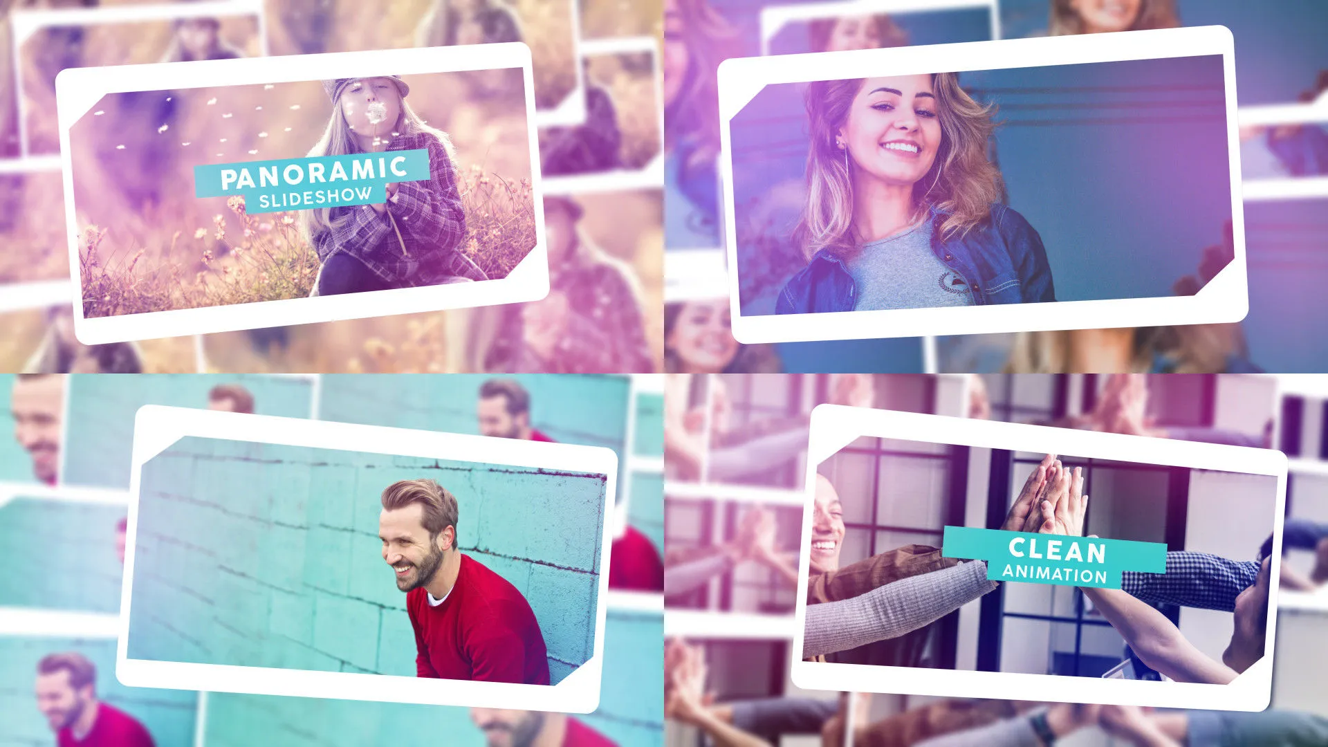 全景旅行度假幻灯片展示像素设计精选AE模板