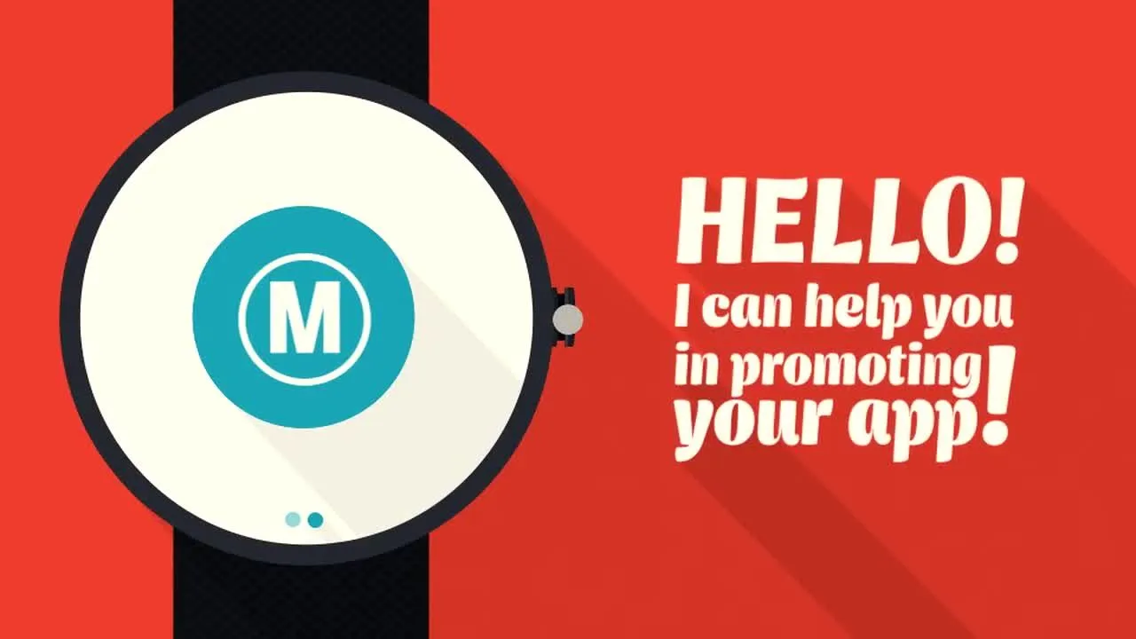 智能手表应用程序促销像素设计精选AE模板