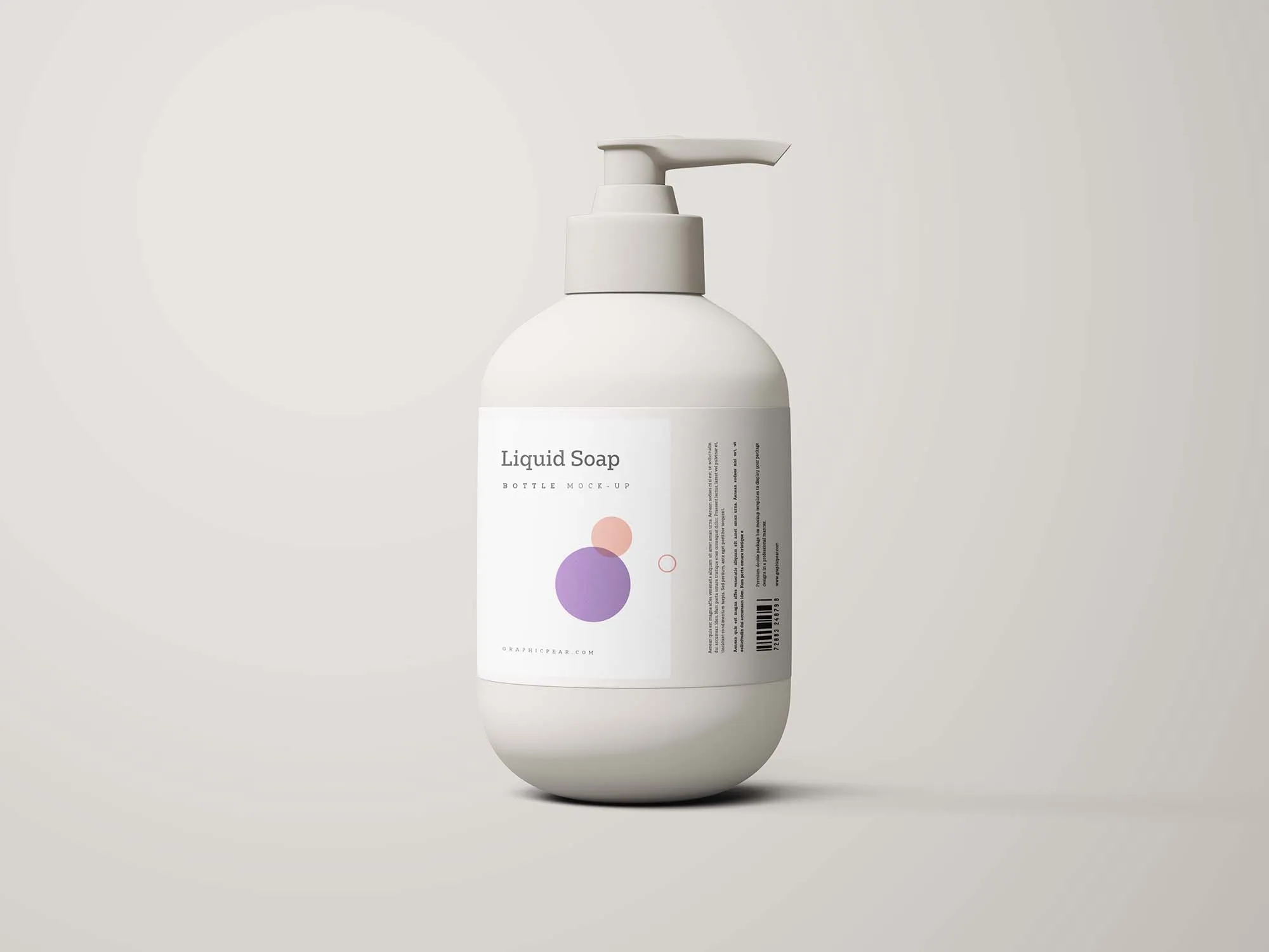 洗手液产品外观设计素材库精选模板 Hand Sanitizer Mockup插图