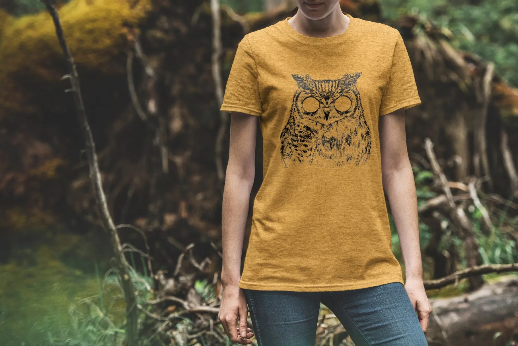 户外场景男士T恤设计效果图样机模板v2 T-Shirt Mockup Adventure  Edition Vol. 2插图(2)