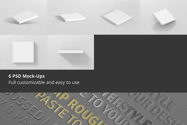 披萨配送外带包装设计样机模板 Pizza Box Mock-Up – Supermarket Edition插图(1)