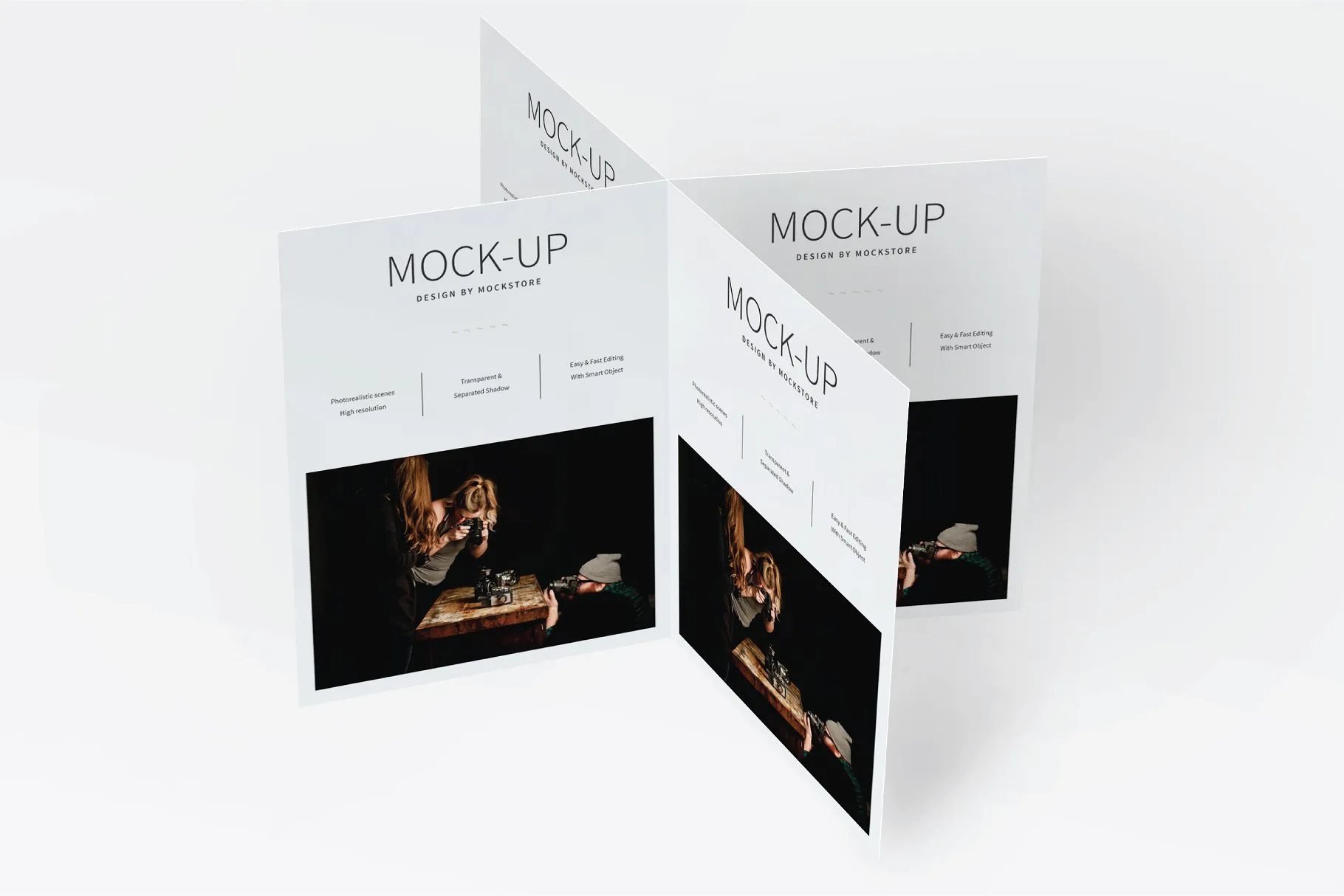 美国信纸大小的海报展示样机下载 US Letter Flyer Mock-Up [psd]插图(3)