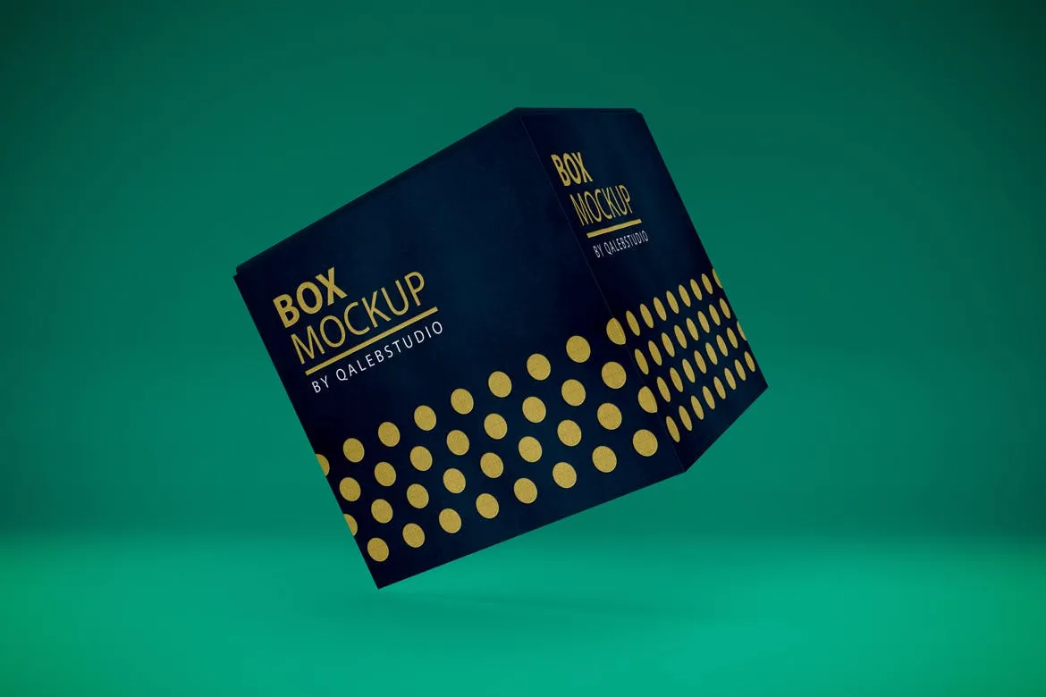 产品包装箱子外观设计多角度预览样机 Box MockUp插图(5)