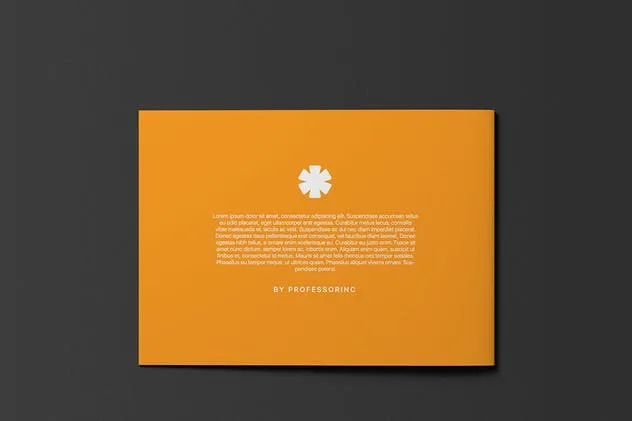 8X11景观手册/目录样机模板 8×11 Landscape Brochure / Catalogue Mock-Up插图(2)