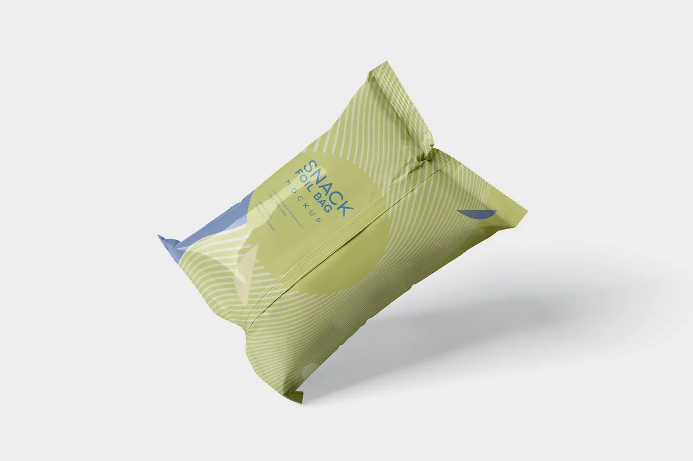 小吃零食铝箔袋/塑料包装袋设计图素材库精选 Snack Foil Bag Mockup – Plastic插图(4)