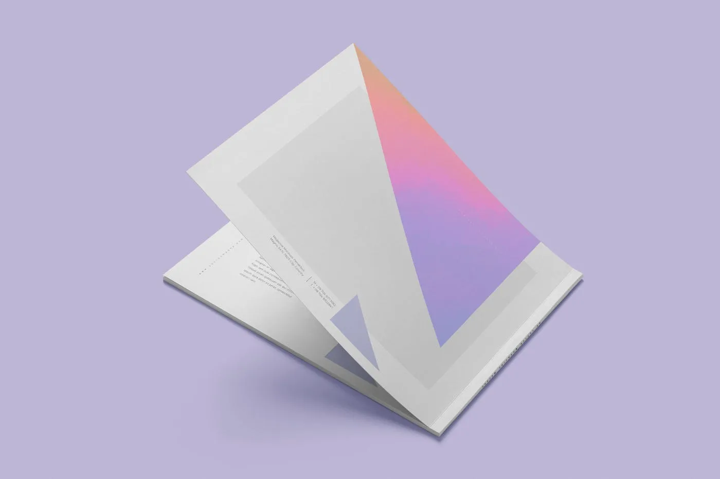 美国信纸规格杂志版式设计效果图样机 Magazine Mockup – US Letter Landscape插图(4)