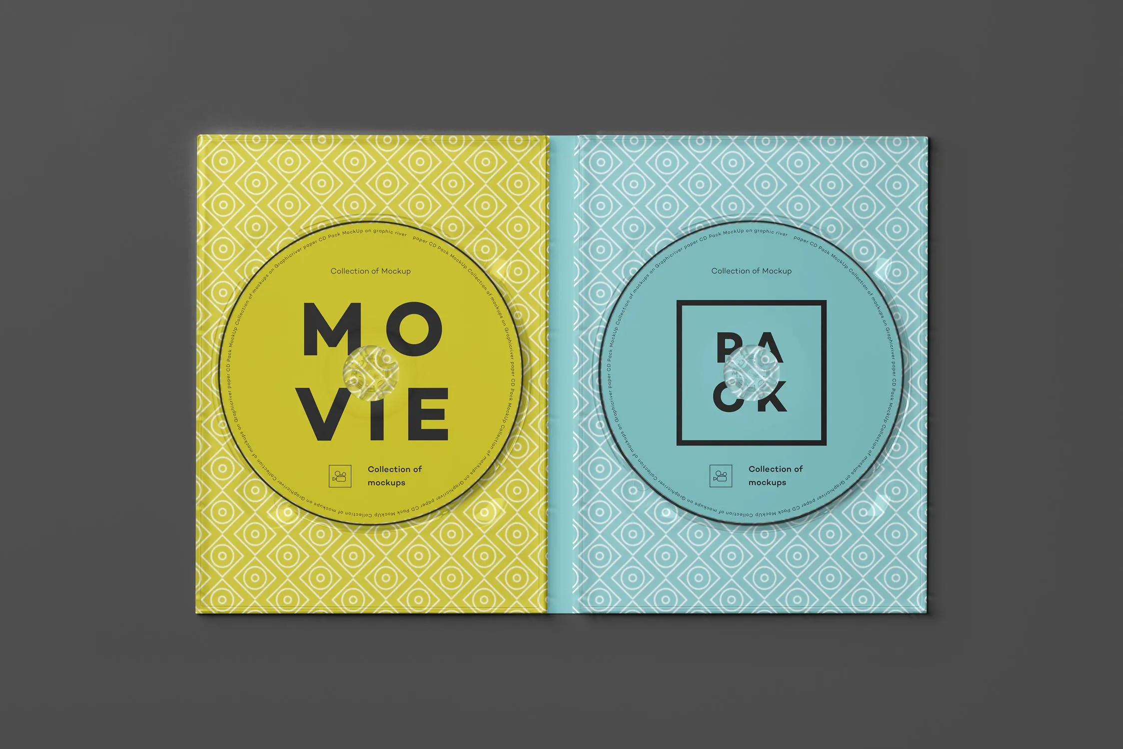 电影DVD包装盒外观设计样机3 Movie Pack Mock-up 3插图(1)