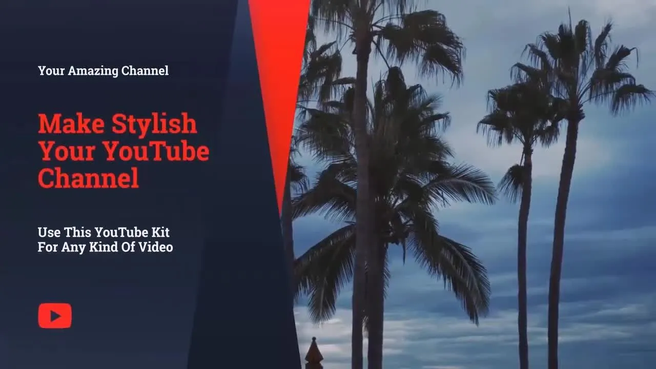 播客动画宣传视频像素设计精选AE模板