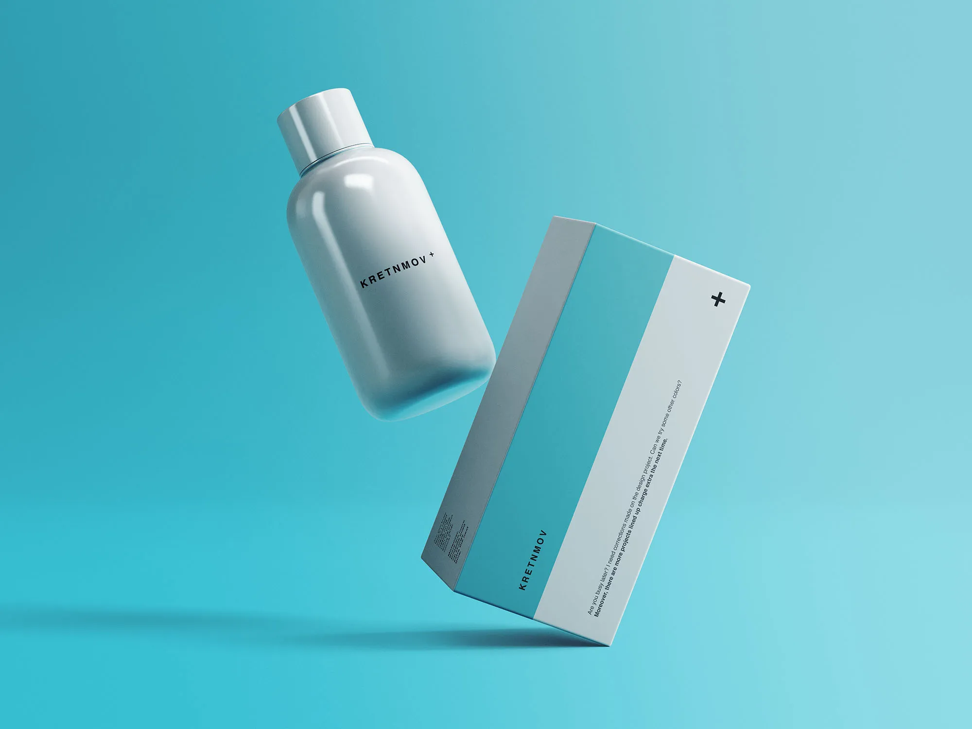 药瓶&药品包装纸盒外观设计展示素材库精选 Medical Packaging Mockup插图(1)