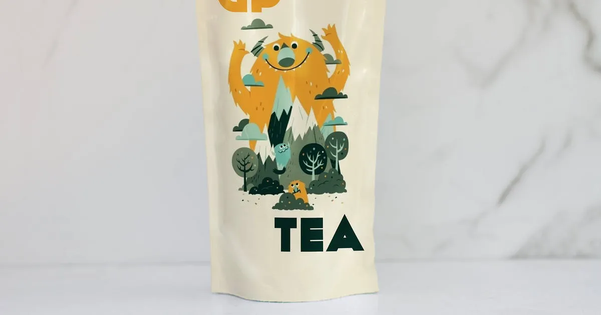 自立袋食品包装设计效果图样机 Doypack Packaging Mockup