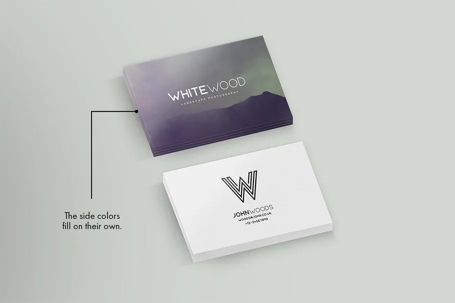 简约明信片贺卡样机 Minimal Card Mockups插图(5)