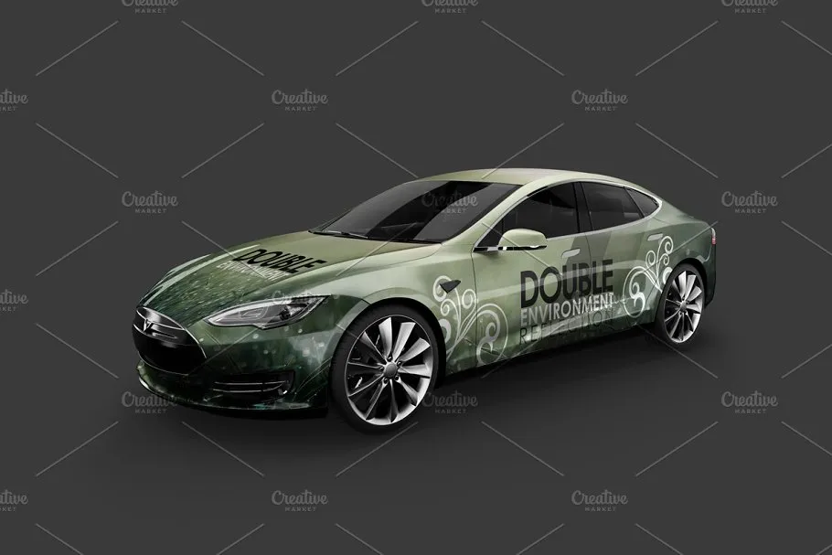 新能源充电汽车样机模板 Electric Car Mock Up插图(5)