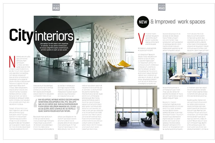 多用途企业时尚高效/时事资讯InDesign杂志模板vol.7插图(14)