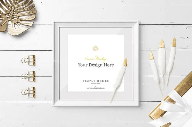 简约家庭相框样机Vol.2 Simple Homes Mockup Vol. 2插图(2)