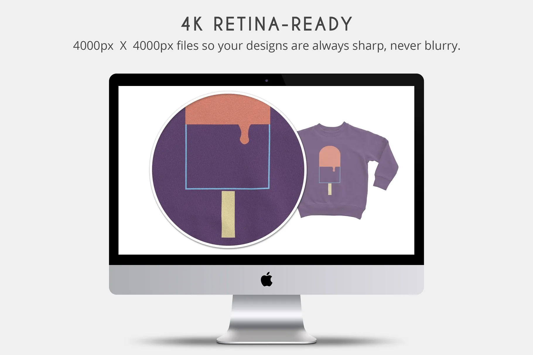 幼童长袖毛衣样机模板 Toddler’s Crew Neck Sweater Mockups插图(1)