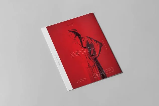 美国信纸规格画册小册子样机模板v3 US Letter Brochure Mock-up 3插图(2)