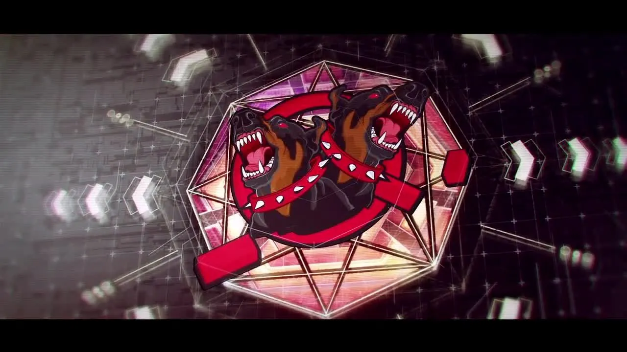 科幻现代HUD徽标像素设计精选AE模板