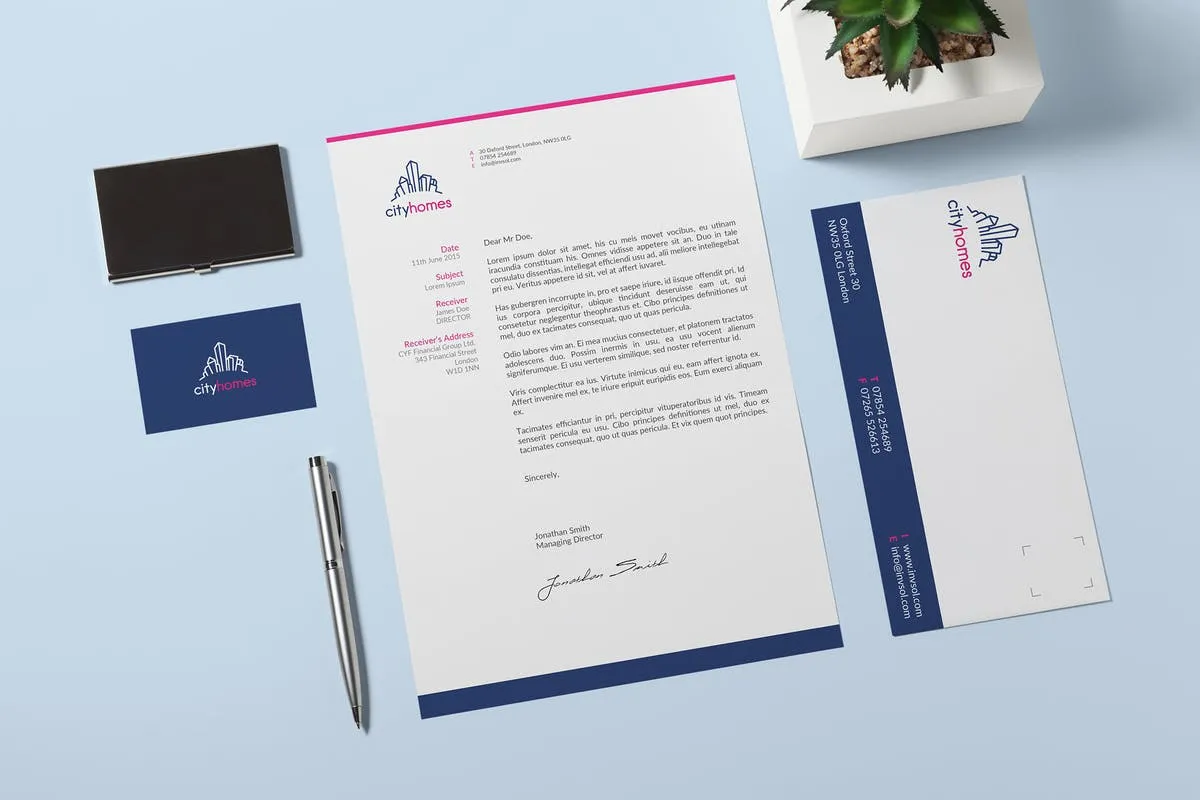 品牌VI设计办公文具印刷效果预览图素材库精选v2 Branding / Identity Mock-up插图